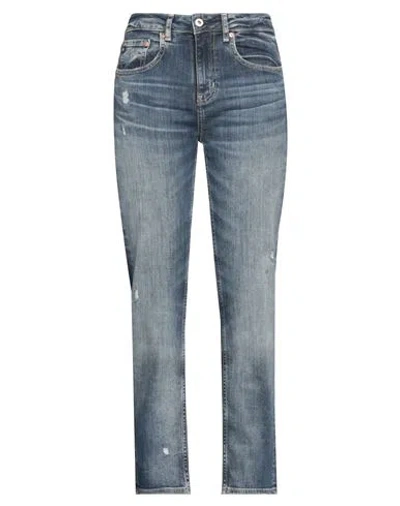 Ag Jeans Woman Jeans Blue Size 28 Cotton, Polyester, Elastane