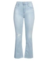 Ag Jeans Woman Jeans Blue Size 29 Cotton, Polyurethane In Blue