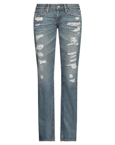 Ag Jeans Woman Jeans Blue Size 30 Cotton