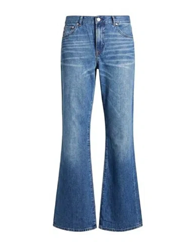 Ag Jeans Woman Jeans Blue Size 30 Cotton, Lyocell