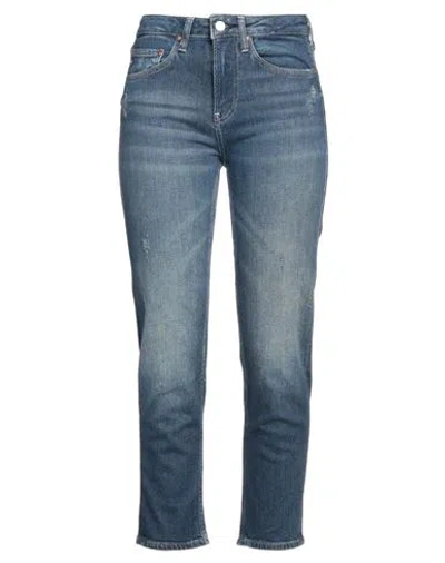 Ag Jeans Woman Jeans Blue Size 31 Cotton, Elastane