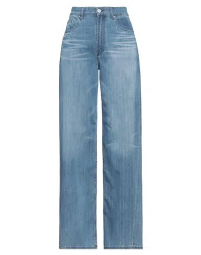 Ag Jeans Woman Jeans Blue Size 31 Cotton, Lyocell, Pes, Textile Fibers