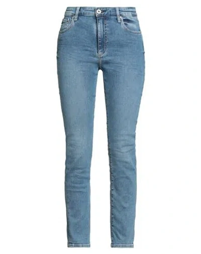 Ag Jeans Woman Jeans Blue Size 31 Cotton, Polyester, Elastane