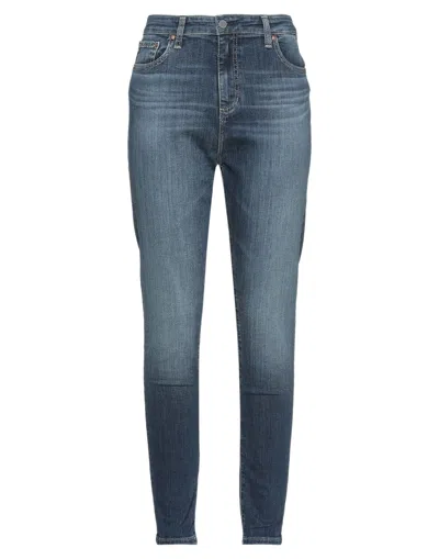 Ag Prima Cigarette Jeans In Blue