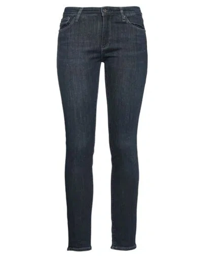Ag Jeans Woman Jeans Blue Size 31 Cotton, Polyester, Elastane