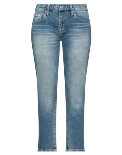 Ag Jeans Woman Jeans Blue Size 32 Cotton, Elastane