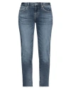 Ag Jeans Woman Jeans Blue Size 30 Cotton, Polyester, Elastane In Blue