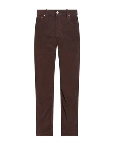 Ag Jeans Woman Jeans Chocolate Brown Size 26 Cotton, Recycled Polyester, Textile Fibers, Elastane