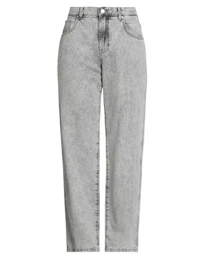 Ag Jeans Woman Jeans Grey Size 30 Cotton, Lyocell In Gray