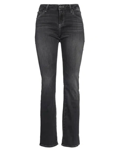 Ag Jeans Woman Jeans Lead Size 31 Cotton, Modal, Polyester, Elastane In Grey