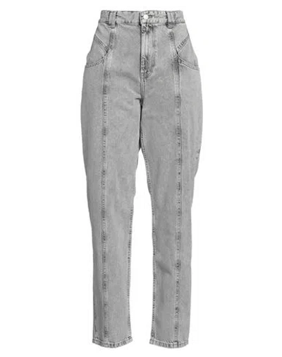 Ag Jeans Woman Jeans Light Grey Size 30 Cotton, Lyocell