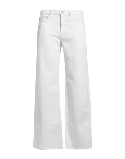 Ag Jeans Woman Jeans White Size 27 Cotton, Lyocell, Elastane