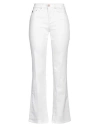 Ag Jeans Woman Jeans White Size 30 Cotton, Lyocell, Polyester, Elastane In White