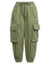 Ag Jeans Woman Pants Military Green Size 30 Cotton, Elastane In Green