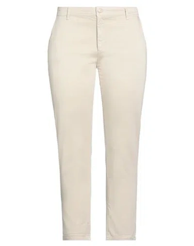 AG AG JEANS WOMAN PANTS SAND SIZE 31 COTTON, MODAL, ELASTANE