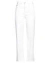 Ag Jeans Woman Pants White Size 31 Cotton, Modal, Elastane In White