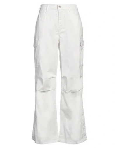 Ag Cargo Moon High-rise Wide-leg Pants In White