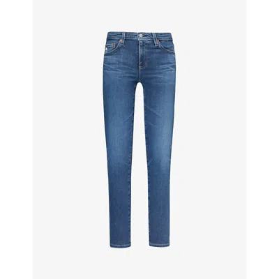 Ag Mid-rise Skinny Jeans In 13 Years Winter Solstice