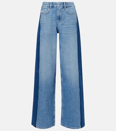 Ag Jesolo Wide-leg Jeans In Blue