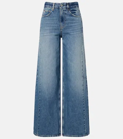 Ag Jesolo Wide-leg Jeans In Blue