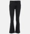 Ag Jodi Crop High-rise Flared Jeans In Grey