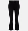 Ag Farrah Mid Rise Ankle Bootcut Jeans In Black
