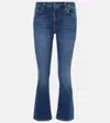 Ag Jodi Cropped Flared Jeans In Blue