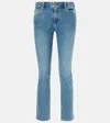 Ag Jodi Cropped Flared Jeans In Blue