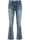 Ag Jodi High-rise Cropped Jeans In Blue