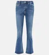 Ag Jodi Mid-rise Cropped Jeans In Blue