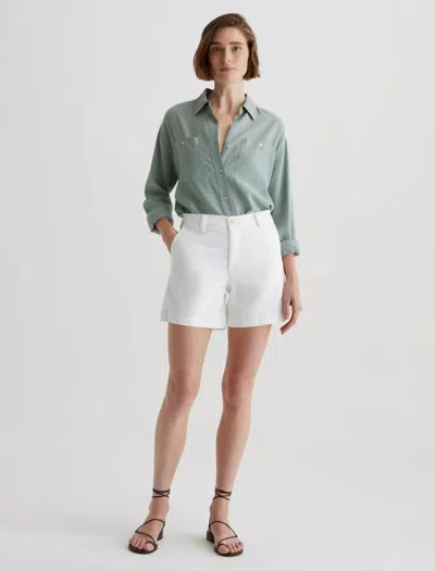 Ag Jude Short Chino Shorts In Powder In Blue