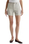 Ag Jude Stretch Twill Shorts In Neutral