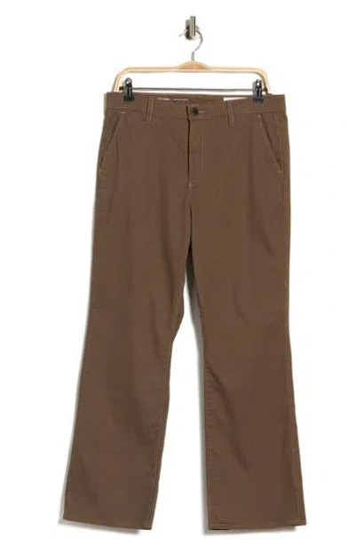 Ag Kinsley Plaid Bootcut Jeans In Pixie Gingham Taupe Multi