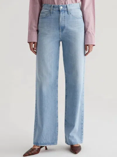 Ag Kora High-rise Wide Leg Pant In Sunset Blues