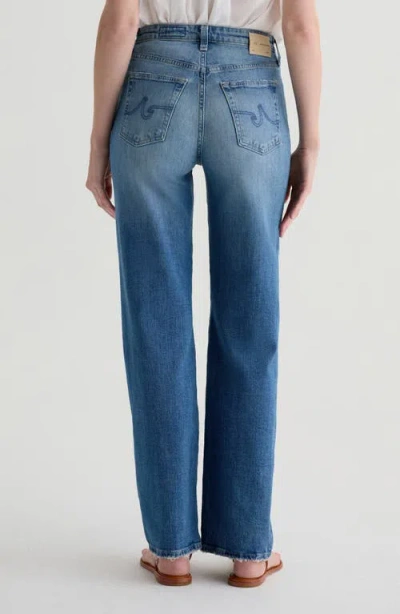 Ag Kora High Waist Wide Leg Jeans In Blue