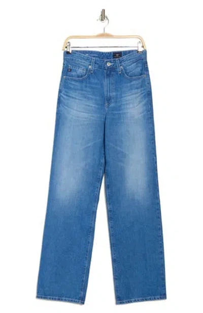 Ag Kora High Waist Wide Leg Jeans In Azurine