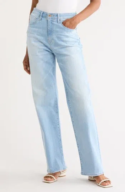 Ag Kora High Waist Wide Leg Jeans In Blue