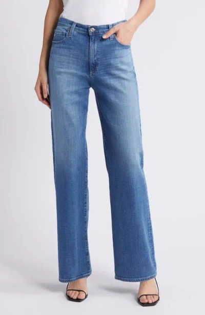 Ag Kora High Waist Wide Leg Jeans In Fortunate