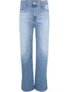 Ag Saige High-rise Straight Jeans In Blue