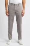 Ag Kullen Flat Front Cotton Blend Chinos In Shoreline Fog