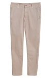 Ag Kullen Flat Front Stretch Sateen Chinos In Sulfur Ashen Mauve