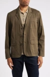 Ag Landon Stretch Cotton Sport Coat In Sulfur Dried Cedar