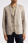 Ag Landon Stretch Cotton Sport Coat In Sulfur Light Sterling