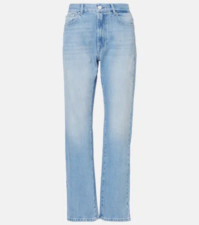 Ag Lanzarote Straight Jeans In Blue