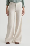 Ag Laurent Twill Wide Leg Pants In Opal Stone