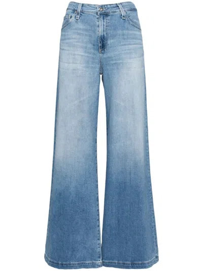 Ag Leana Wide-leg Jeans In Multi