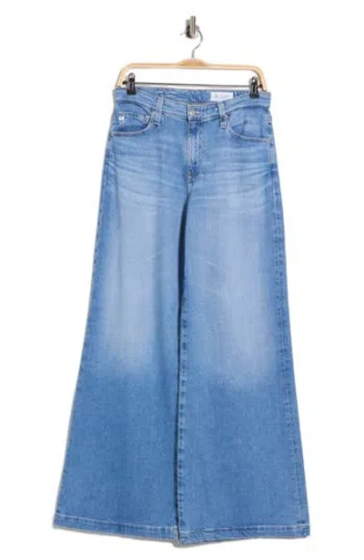 Ag Leana Wide Leg Jeans In Dune