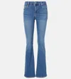 Ag Legging Flared Jeans In Blue