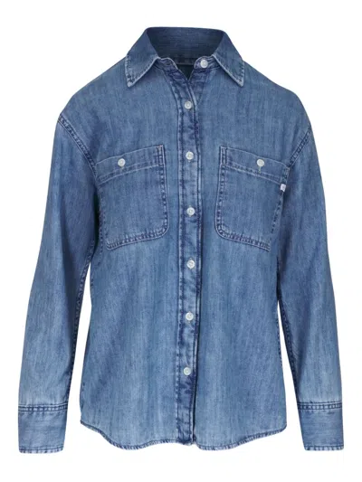 Ag Lenny Shirt In Blue