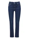 Ag Logo-patch Jeans In Blue